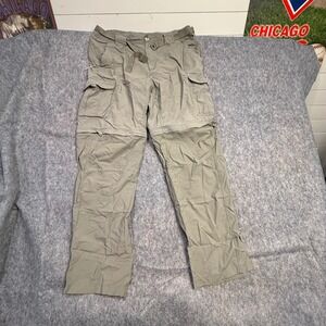 Columbia Titanium Omni-Dry Convertible Cargo Pants Mens Tan Hiking Outdoor Fishi